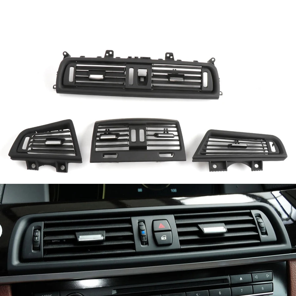 Chrome Air Vent Outlet Panel For BMW 5 Series F10 F11 Grille A/C Front