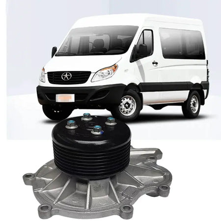 OE Number: 1041100FE010 for JAC Sunray 2.7 coolant pump by InterCyprus Trading Ltd