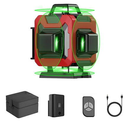 WEIDDW Professional 16-Line 360&deg; Green Beam Laser Level 05-16 lines