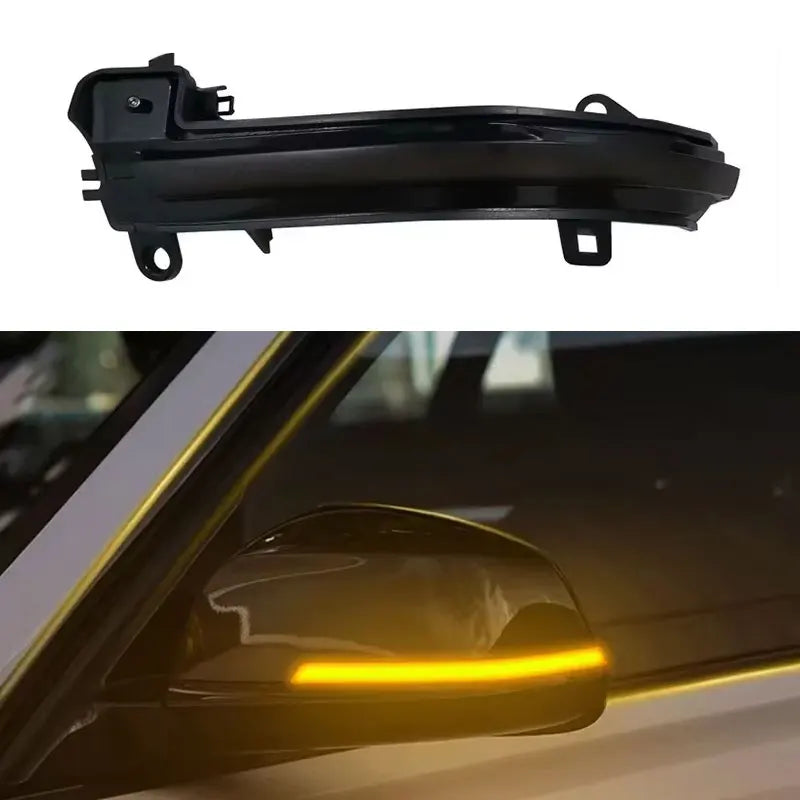 LED Posūkio Signalas Šoninio Veidrodžio Lempa For BMW 1 2 3 4 Series
