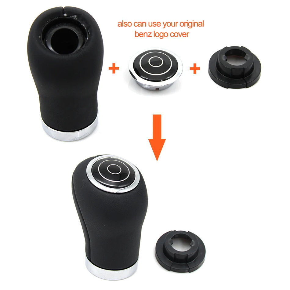 Gear Shift Knob With Leather Dust Boot for Mercedes Vito W639 W636