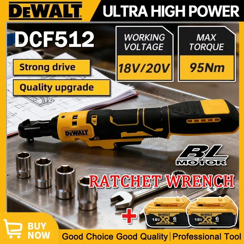 DeWalt bevielis bešepetėlinis smūginis veržliasukis su ilgu pasiekiamu raktu