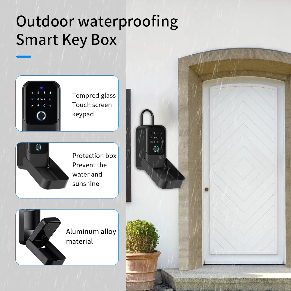 K3F/K5F Waterproof Key Safe Box - Smart Fingerprint Access
