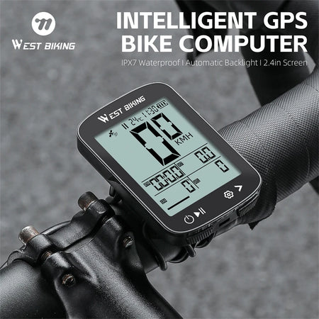 West Biking GPS Bicycle Speedometer &ndash; Waterproof and Wireless Design