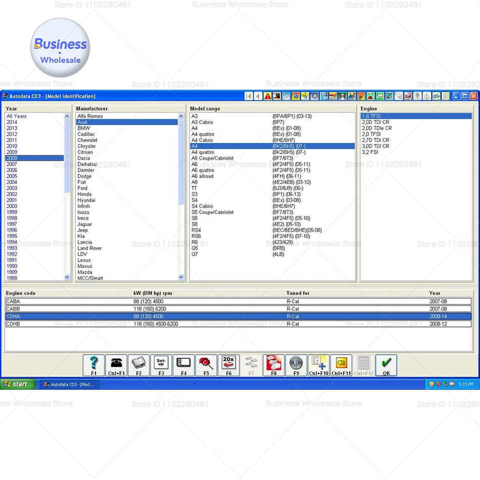 Auto Data 3.45 Diagnosprogram för Bilar, Fler språk CD och USB