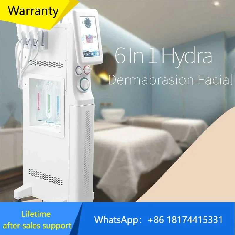CE Pro 6 In 1 Vandens Deguonies Odos Priežiūros Dermabrazijos Mašina