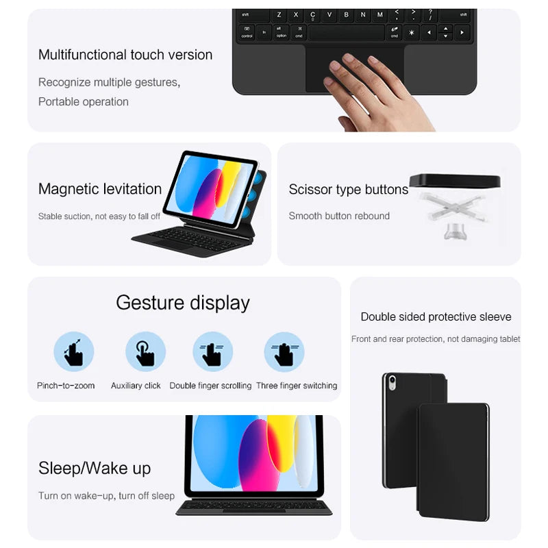 Folio Magic Keyboard iPad 2022 10th Gen 10.9in &ndash; Backlit