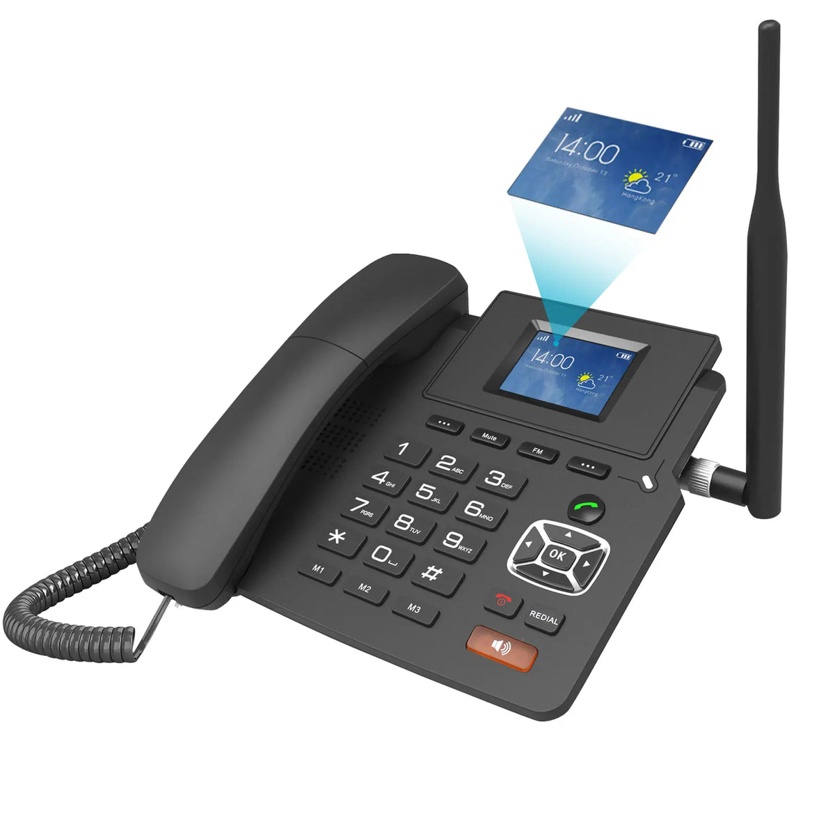 4G Desktop Dual Modes Wireless Telephone &ndash; 2 SIP Accounts