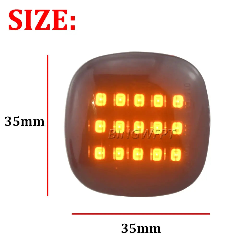 2PCS For SKODA Fabia 6Y 5J MK2 Octavia 1U A4 MK1 Rapid NH3 Roomster 5J Superb 3U LED Dynamic Side Marker Turn Signal Light by InterCyprus Trading Ltd