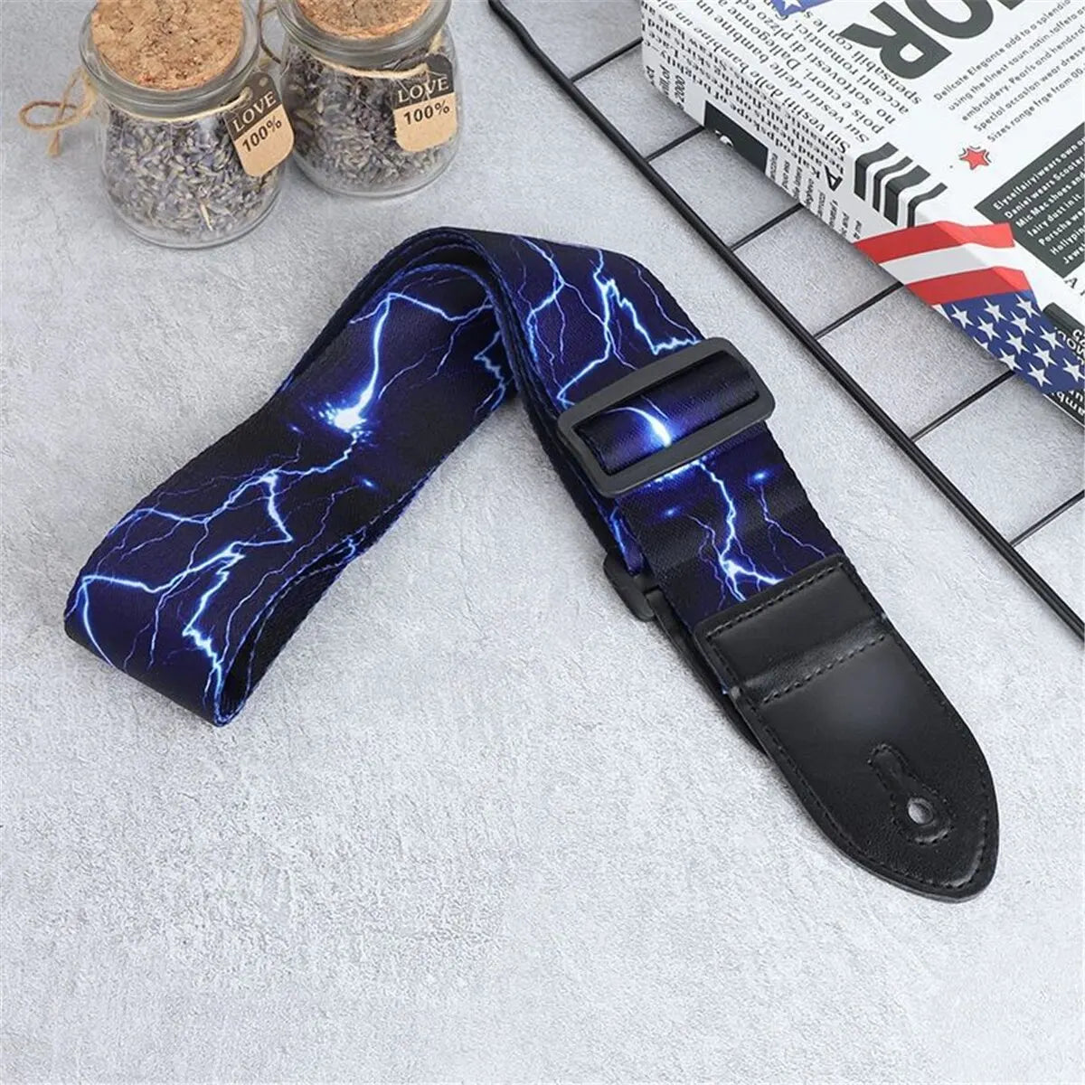 Ethnic Style Widened Acoustic Guitar Strap &ndash; Adjustable Raiden