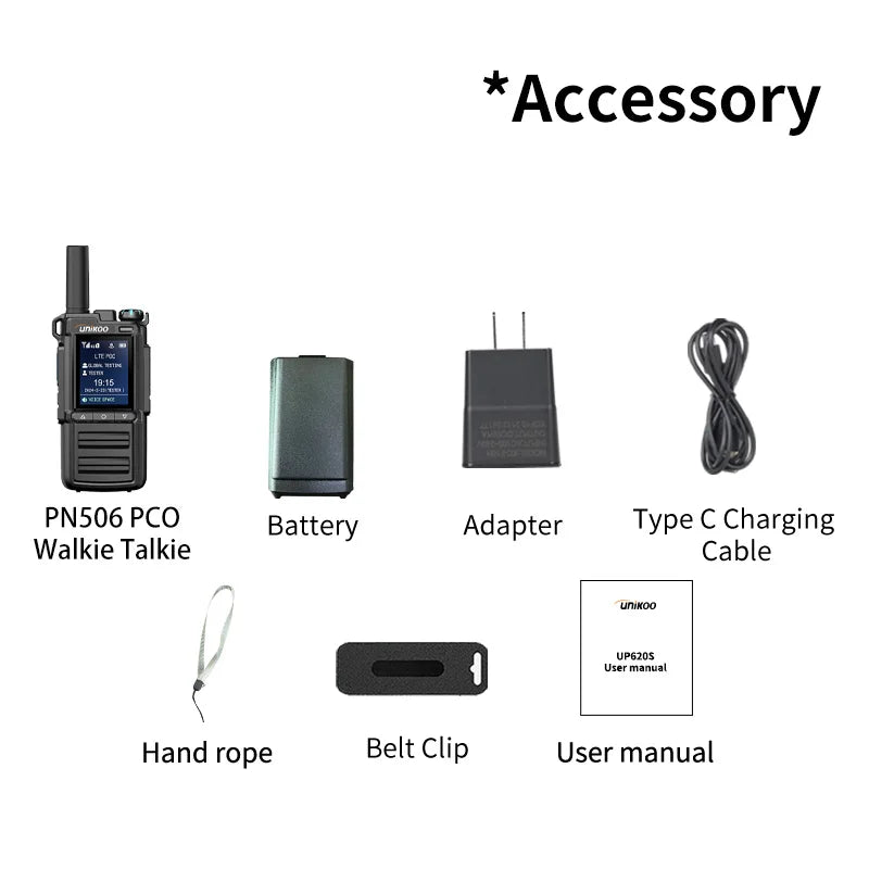 Unikoo PN506 POC Walkie Talkie &ndash; 5000km Long Range Communication