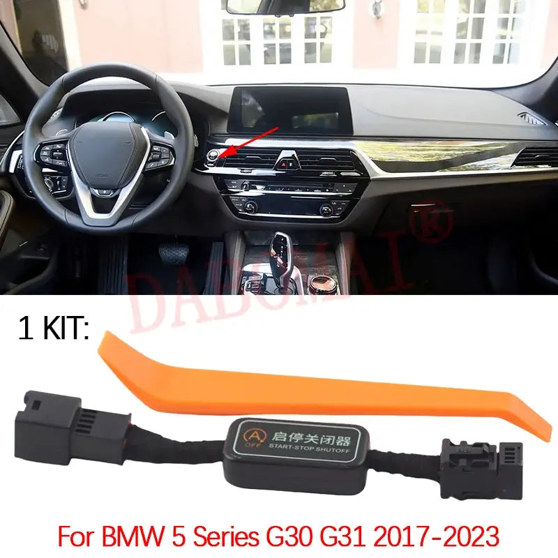 For BMW 1 2 3 4 5 6 7 X2 X3 X4 X5 X6 F20 F30 F07 F10 Car Automatic Stop Start Engine System Off Cable Plug and Play Eliminator by InterCyprus Trading Ltd