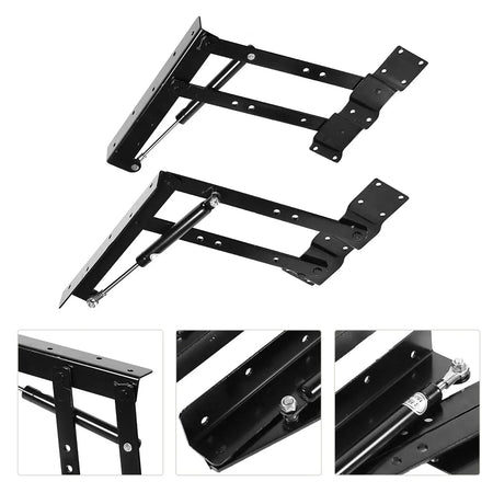 2PCS Lift Up Top Folding Hydraulic Tea Table Hinge &ndash; Heavy Duty Steel Construction