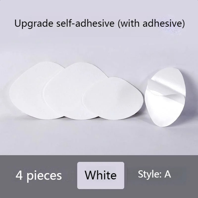 Shoe Heel Protector Adhesive Patch for Sports Sneakers White A / CHINA