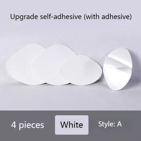 Shoe Heel Protector Adhesive Patch for Sports Sneakers White A / CHINA