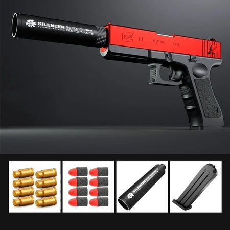 Newest Shell Ejecting  Airsoft Pistol Soft Bullet Toy Gun Weapon Children Armas Shoot Outdoor Game Boys gift A
