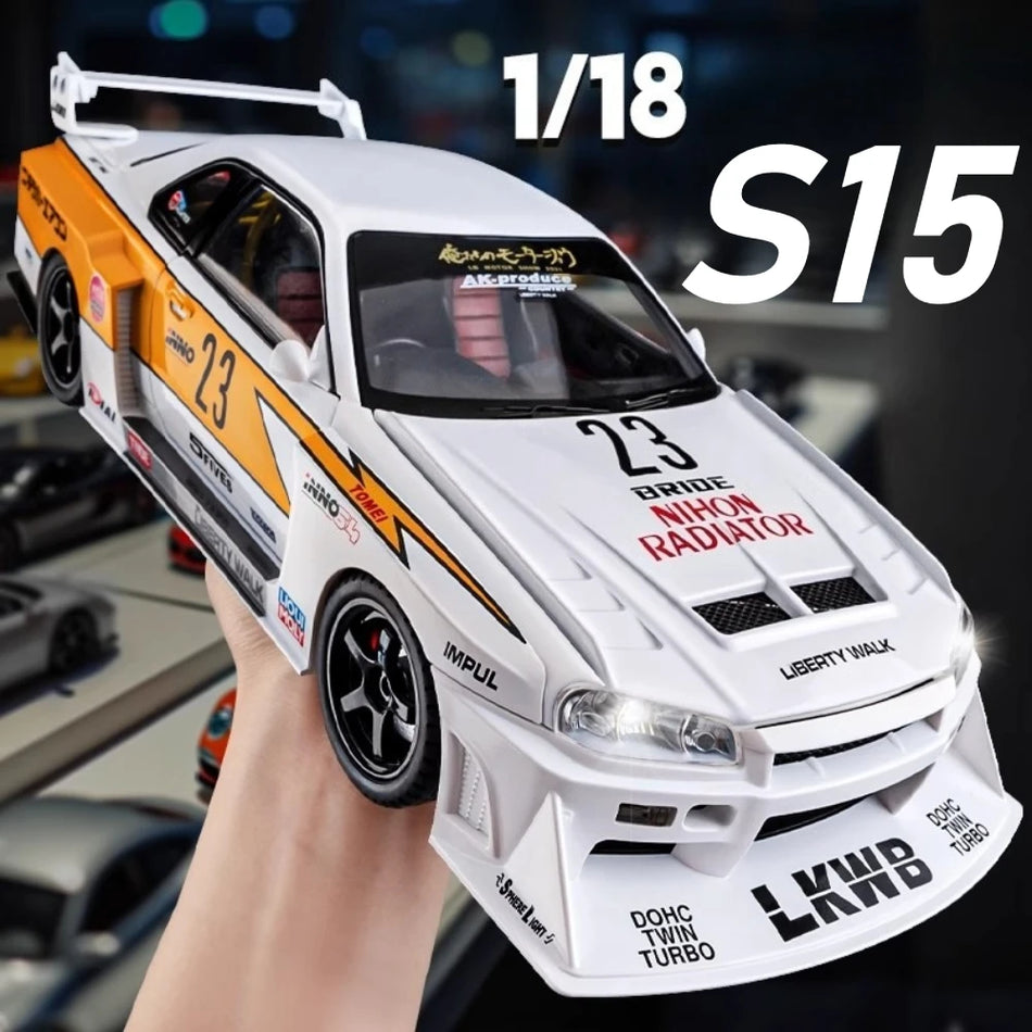 Model de mașină diecast la scară 1:18 cu absorbție a șocurilor pentru Jaguar XE SV Project8