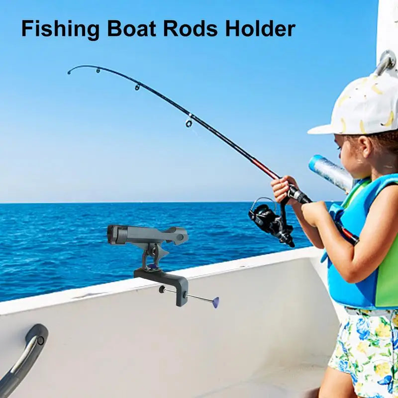 360 Grad Rotera Fiskespöhållare för Båt, Nylon Stångställning