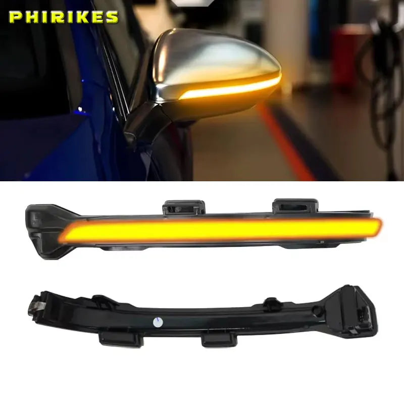 VW Golf 7 7.5 Dinamiskie LED Pagrieziena Signāla Spoguļi Komplekts Divu Iepakojums