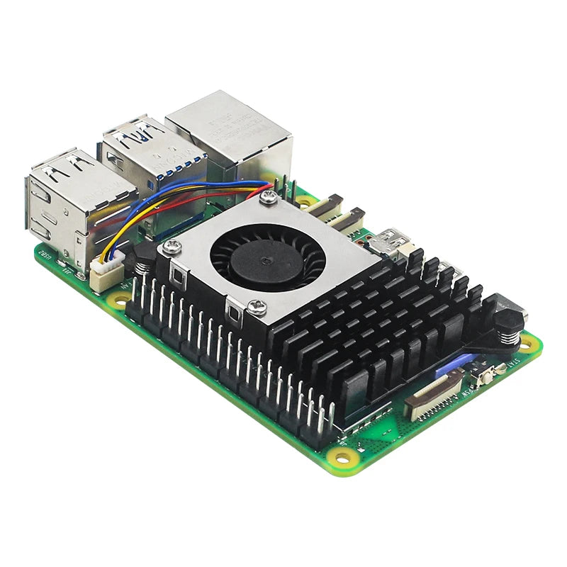 Raspberry Pi 5 Active Cooler &ndash; PWM Speed Adjustable Fan with Aluminum Heatsink