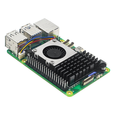Raspberry Pi 5 Active Cooler &ndash; PWM Speed Adjustable Fan with Aluminum Heatsink