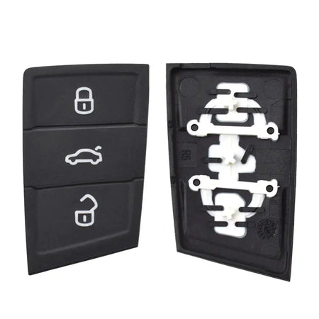 3 Button Remote Key Fob Case For Seat Ateca Leon Ibiza For VW Polo Golf 7 Tiguan 2017 2018 2019 Rubber Case Shell Skin Pad by InterCyprus Trading Ltd