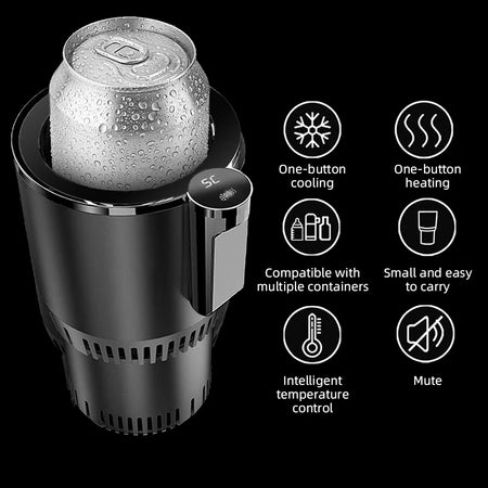 12V Car Heating Cooling Cup &ndash; Digital Display Hot And Cold