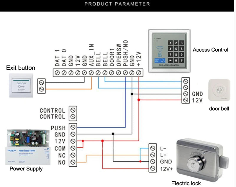 DC12V Silent Intelligent Electric Lock &ndash; Silent Operation