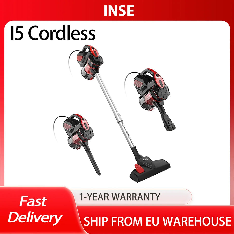 Výkonný 18KPa sací ruční bezsáčkový vysavač, 600W, 1L kapacita, nízká hlučnost 75dB