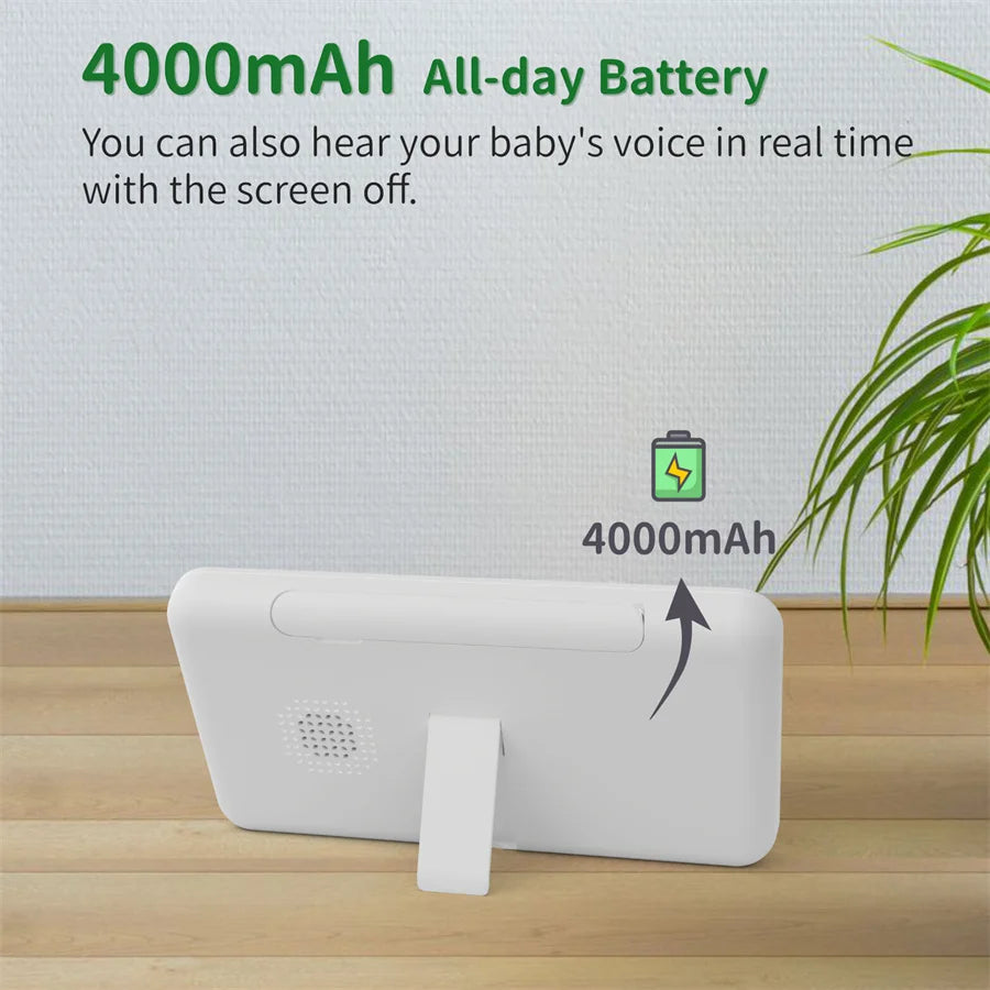 Babystar 5.5&quot; Baby Monitor with Pan-Tilt-Zoom, 1000ft Range, Night Vision &amp; More