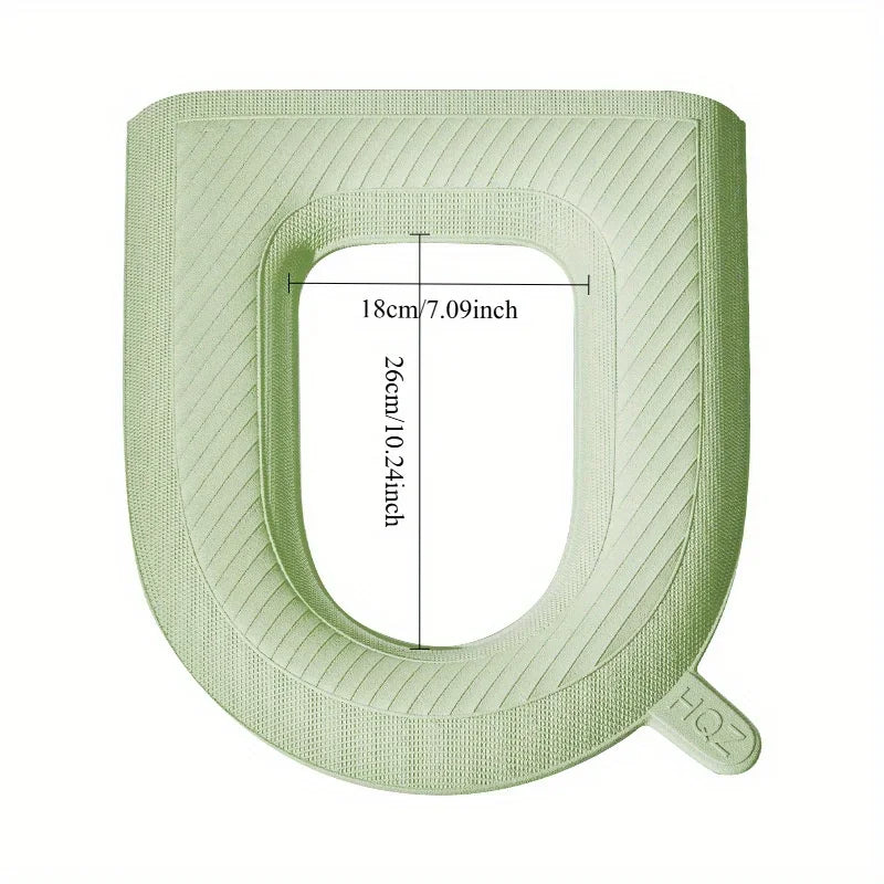 2Pcs High Foam Waterproof Toilet Seat Cover &ndash; Washable