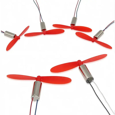 4 X DIY DC 3.7V 50000RPM 716 Hollow Cup Coreless High-speed Motor with 4 X 55MM Propeller Cw CCW for DIY Micro FPV Quadcopter by InterCyprus Trading Ltd