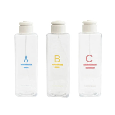 Bottles For H2O2 Hydrogen Oxygen Small Bubble Beauty Machine &ndash; Refillable Bottles ABC Bottles / 500ml / Plastic