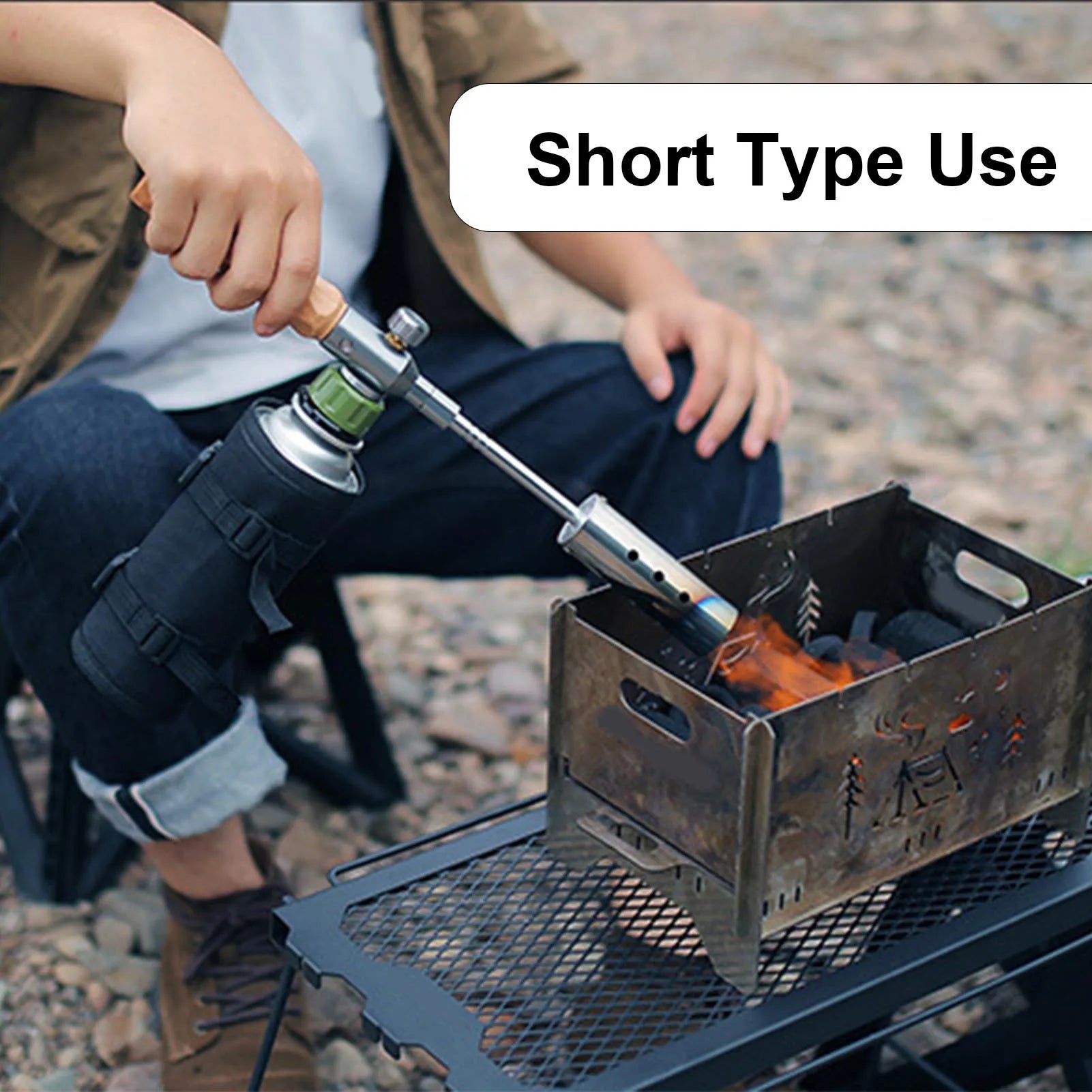 Adjustable Flamethrower for Outdoors - Portable Firepower