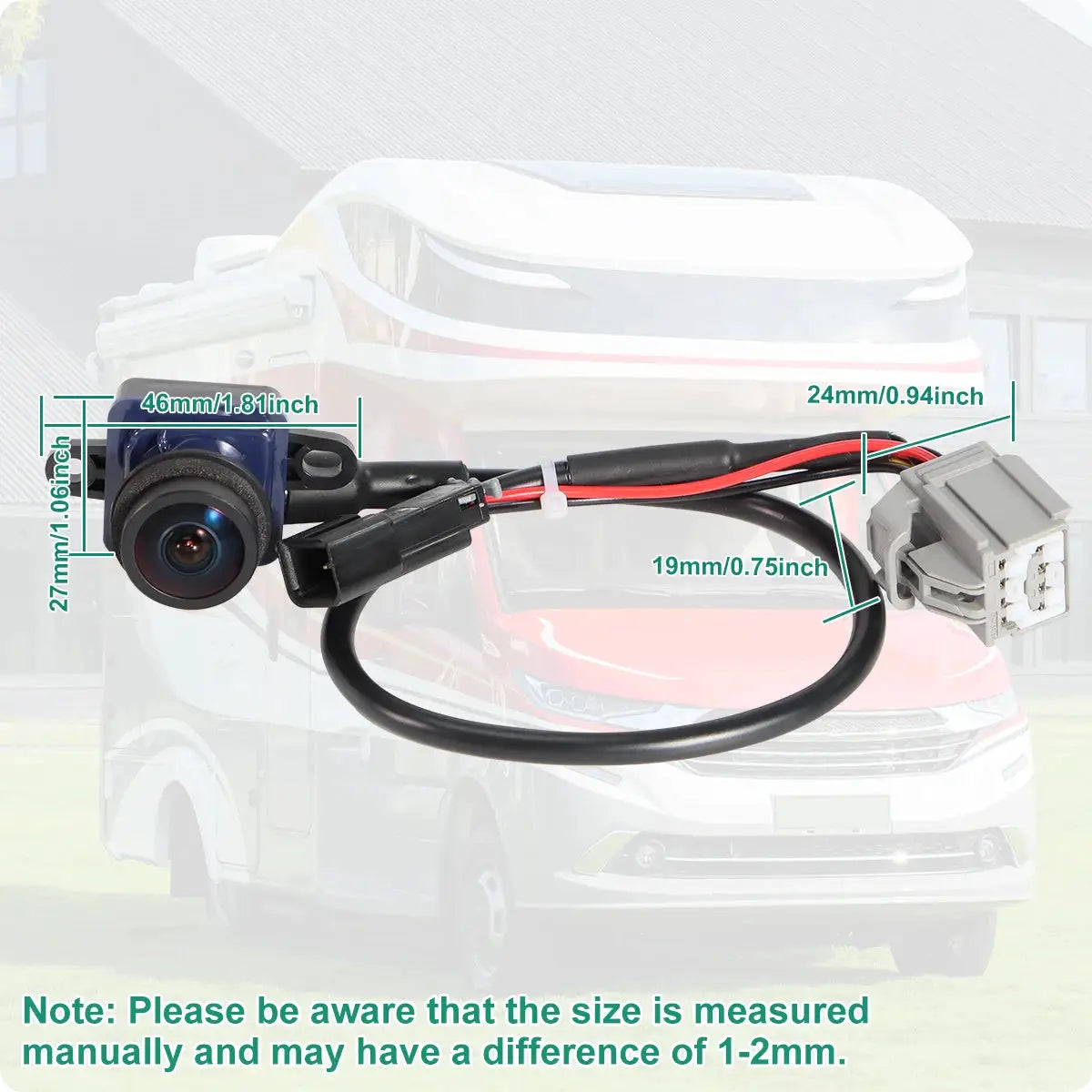 Rear View Backup Camera With Guide Lines For Dodge Journey 2011-2020 by InterCyprus Trading Ltd
