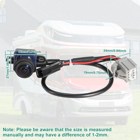 Rear View Backup Camera With Guide Lines For Dodge Journey 2011-2020 by InterCyprus Trading Ltd