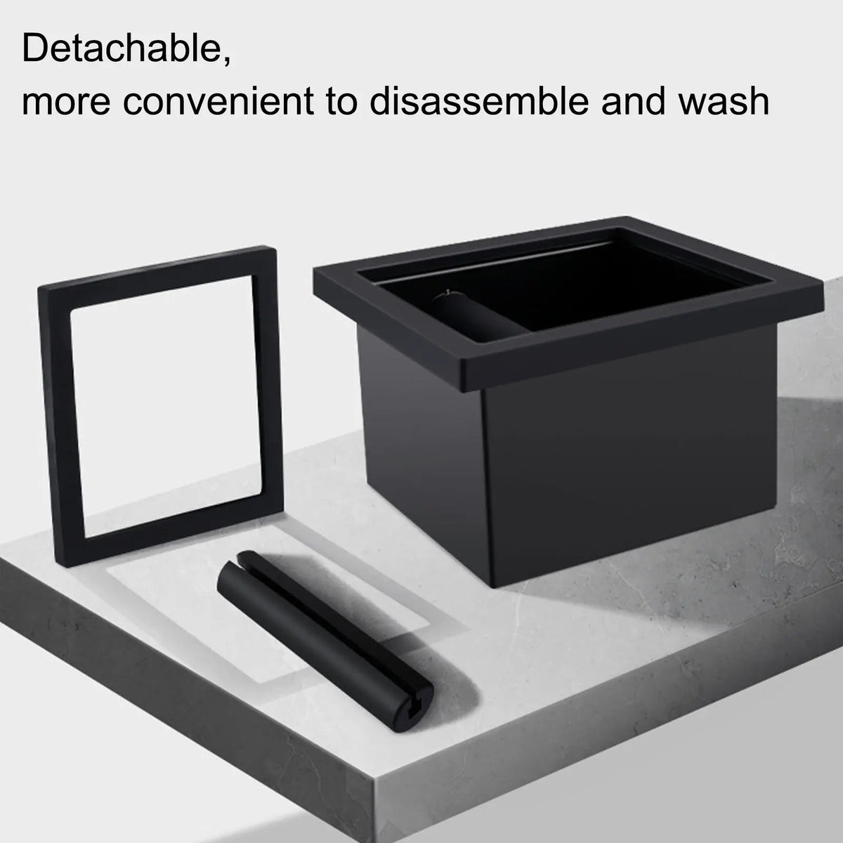 Coffee Ground Knock Box &ndash; Bottomless Design For Cafe Use