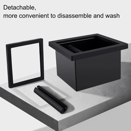 Coffee Ground Knock Box &ndash; Bottomless Design For Cafe Use