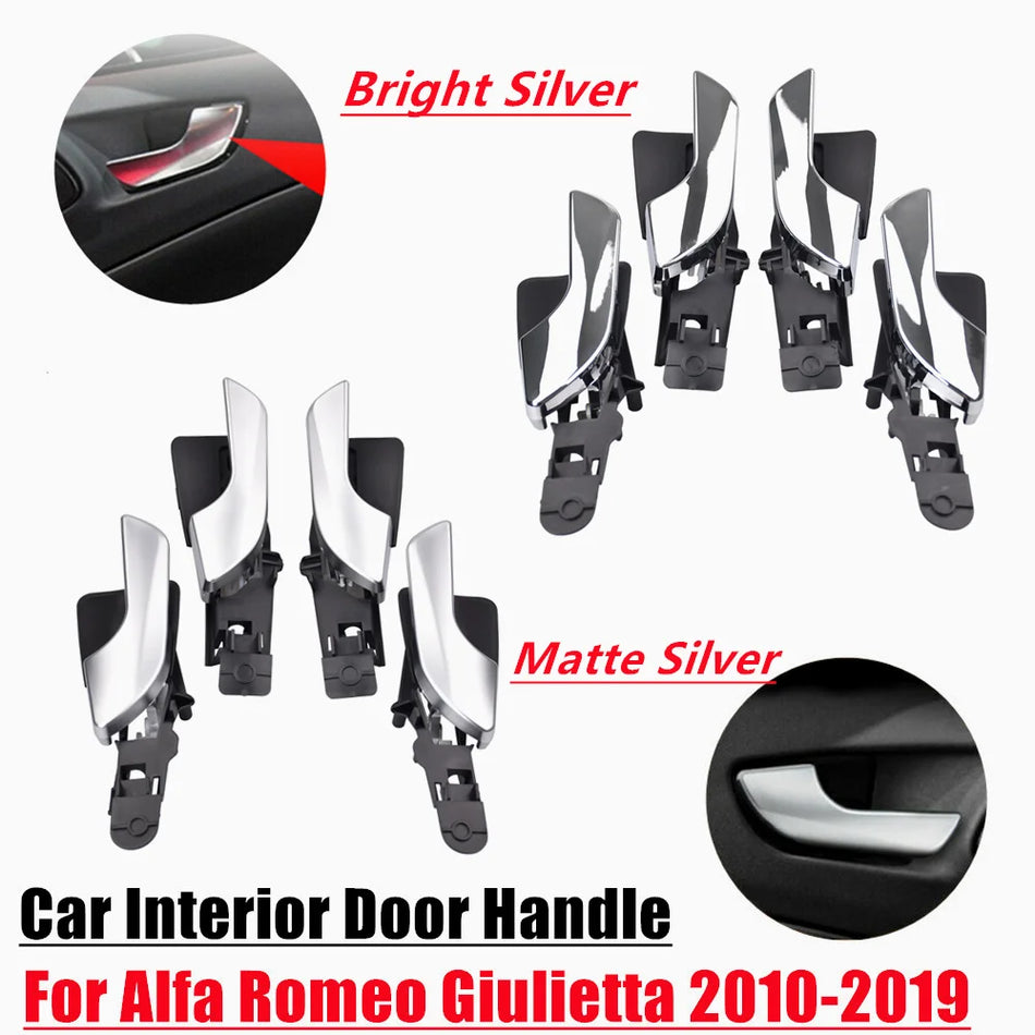 Mão de Porta Interior Cromada Para Alfa Romeo Giulietta 2012-2018