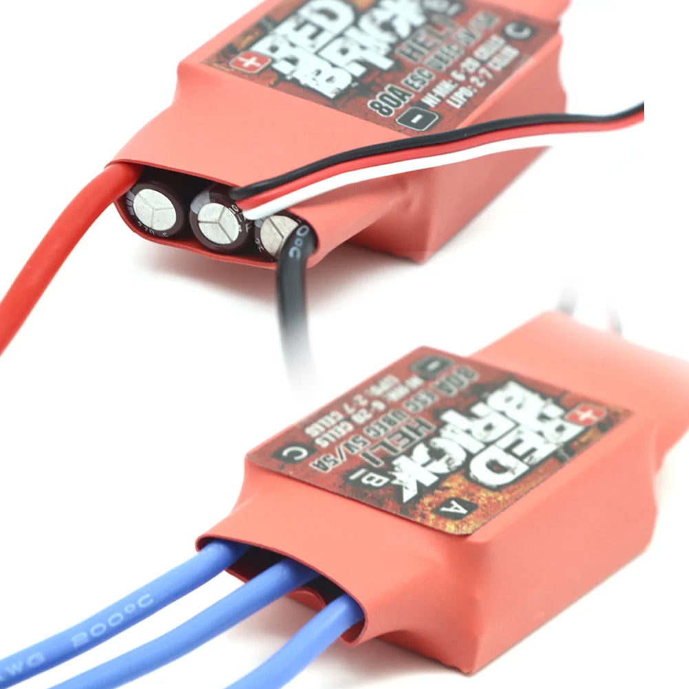 Red Brick 50A 70A 80A 100A 125A 200A Brushless ESC Electronic Speed Controller 5V/3A 5V/5A BEC for FPV Multicopter by InterCyprus Trading Ltd