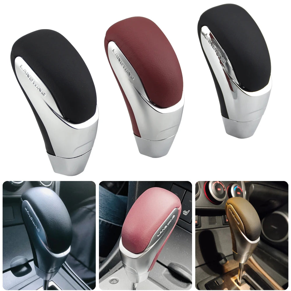 Automatic Gear Shift Knob Leather For Mazda MX-5 CX-5 CX-7 CX-9 3 5 6 8