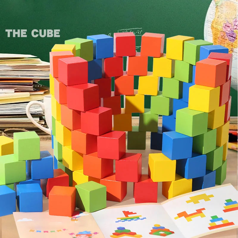 Colorful Wooden Blocks Set &ndash; Education Through Play