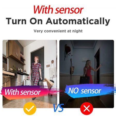 Smart LED Ceiling Light with Motion Sensor for Home &amp; More