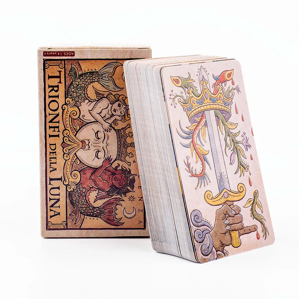 Trionfi Della Luna Tarot Cards &ndash; 81 Card Divination Deck