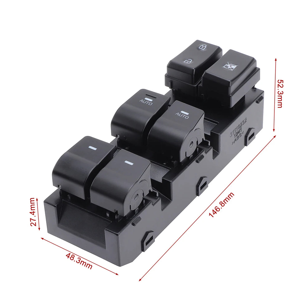 Galinio lango valdymo pagrindinis jungiklis Hyundai Ioniq 2017-2021 93570-G2020 pakeitimo rinkinys