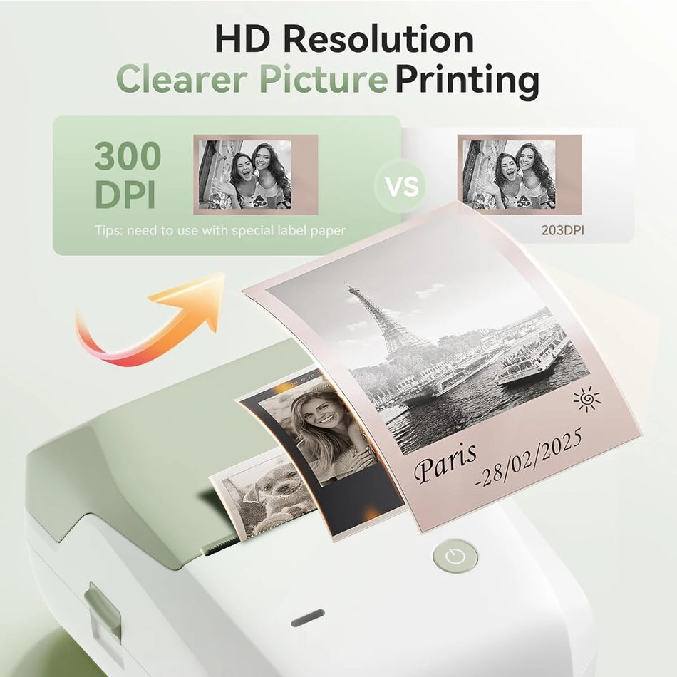 Niimbot 300 DPI B1 Pro tiskalnik nalepk za tiskanje fotografij v visoki ločljivosti