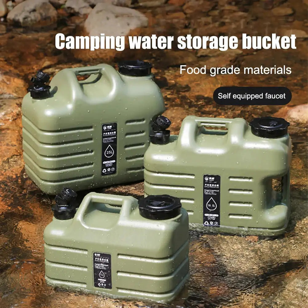 10L Large Capacity Outdoor Camping Water Bag With Faucet