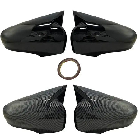 ABS Gloss Black Mirror Covers For Renault Clio 4 2012 2019