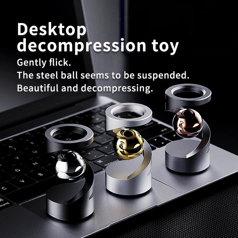 Magnetic Levitation Anti-Gravity Gyroscope Desk Toy for Stress Relief - Perfect Adult Gift