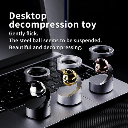 Magnetic Levitation Anti-Gravity Gyroscope Desk Toy for Stress Relief - Perfect Adult Gift
